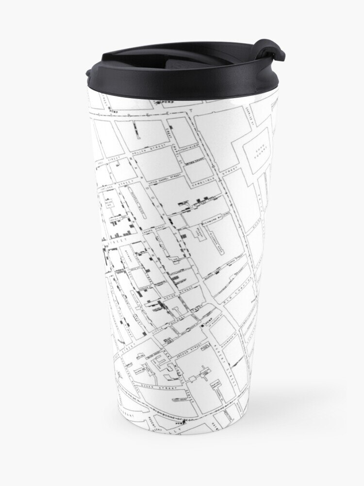 John Sneeuw 'S Cholera Kaart Reizen Koffiemok Creative Cups
