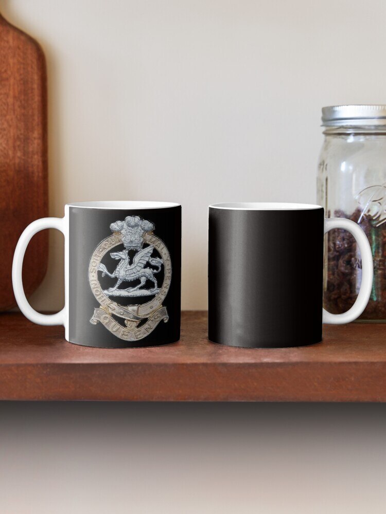 Queens Regiment Cap Badge picture Coffee Mug Ceramic Cup Custom Mug