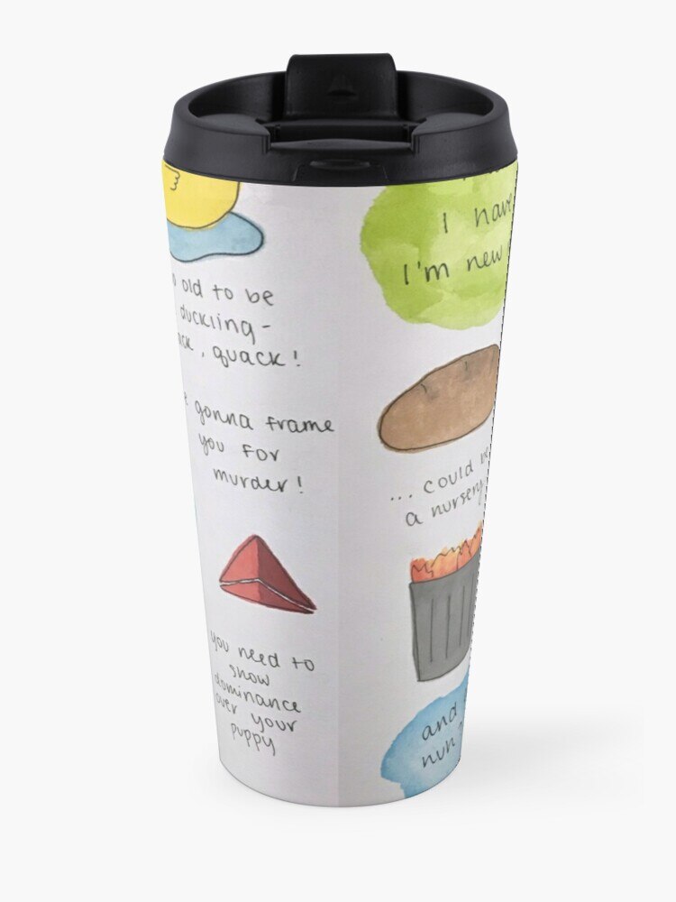 john mulaney quote collage Travel Coffee Mug Cups Coffee Original Stanley Cup