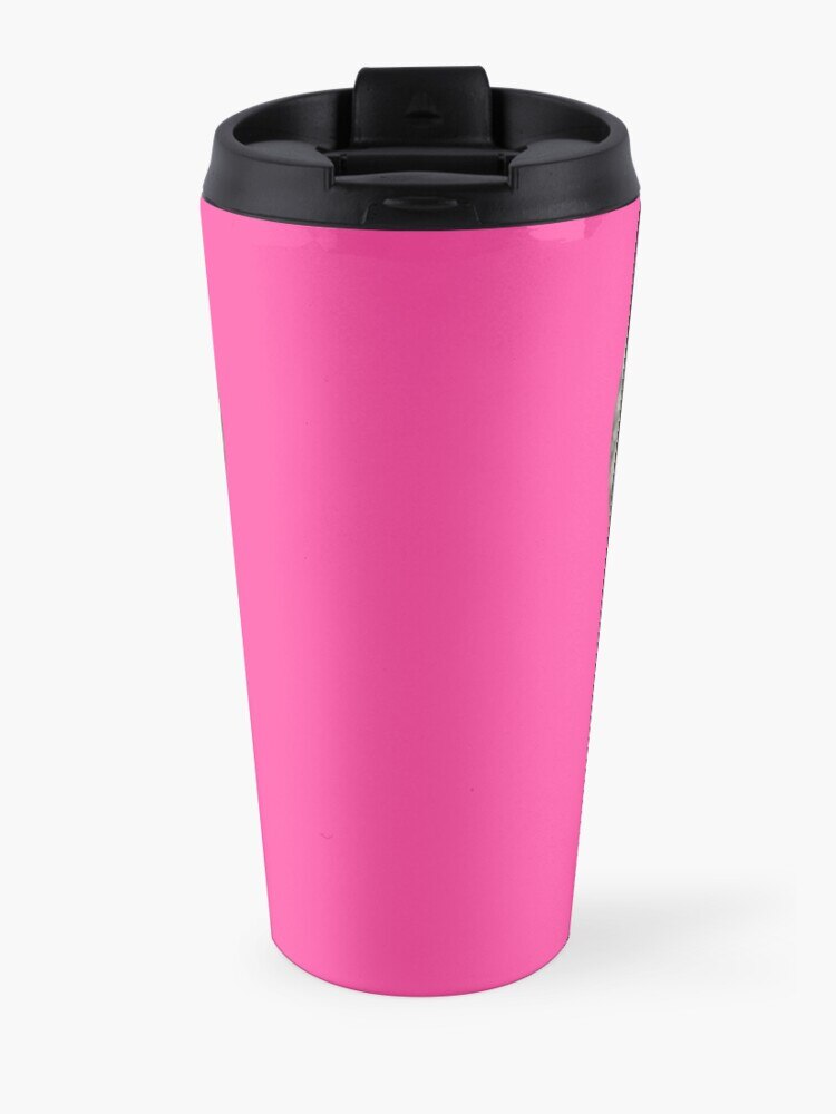 Pink Day of the Dead Sugar Skull Baby Elephant Travel Coffee Mug A Cup For Coffee