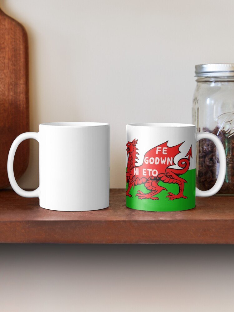 Fe Godwn Ni Eto ar Yr Ddraig Goch Coffee Mug Ceramic Coffee Cup